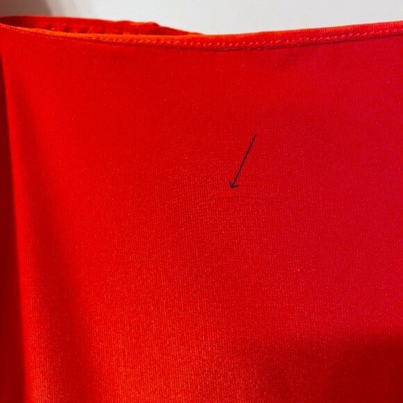 NWT We Are HAH Don't Be Square Long Sleeve Bodysuit Red Size XS - Picture 11 of 15